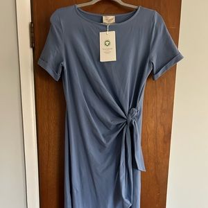 Sezane Pippa Dress Vintage Blue